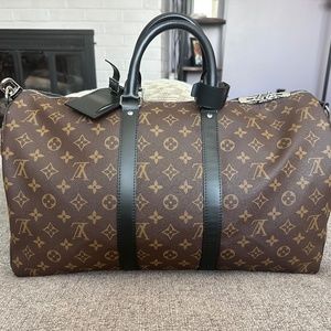 Keepall 45 Bandoulier Monogram Macassar